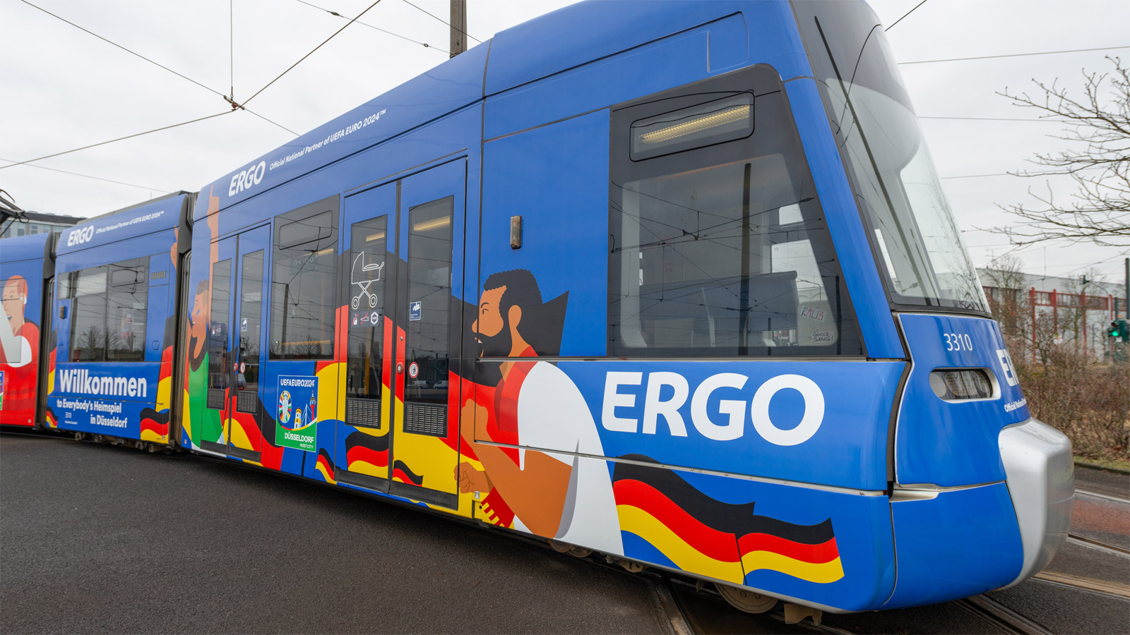 Die Deutschlandbahn in Düsseldorf zur UEFA EURO 2024™ 