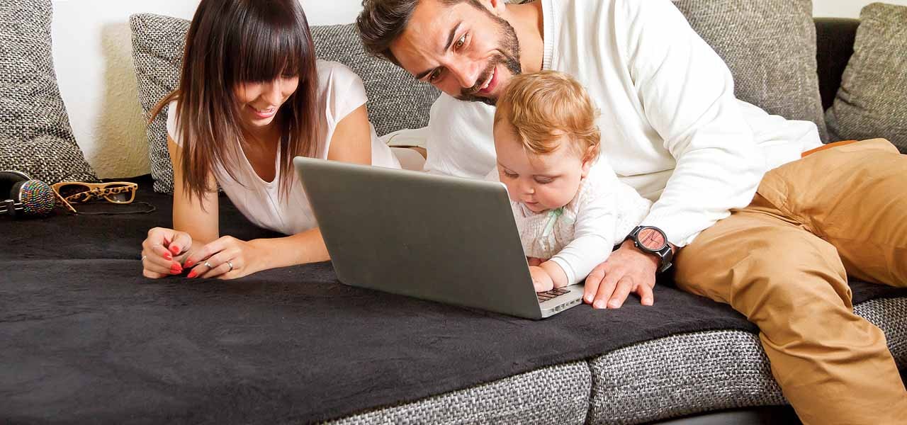 Familie mit Kleinkind